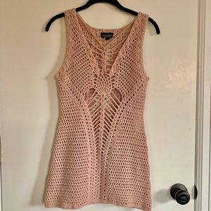 Top Shop Macrame Cover-Up